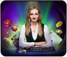 Tampilan aplikasi mobile rvip5 dengan sportsbook dan live casino